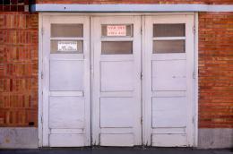 Old garage door